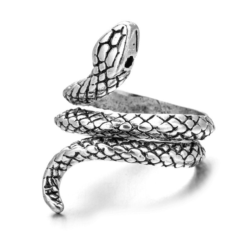 Wholesale Snake Shape Cool Vintage Open Ring ACC-RS-NaiHong002