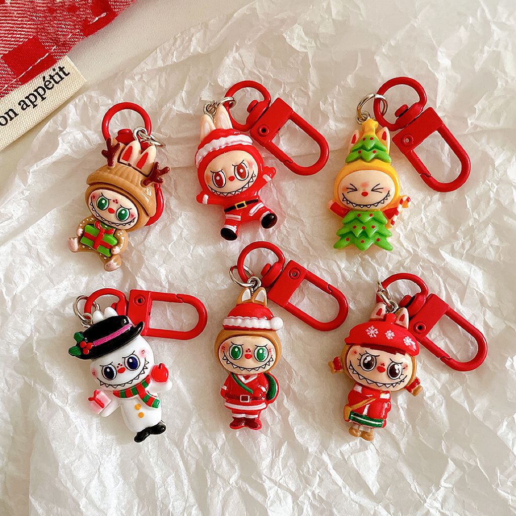 Wholesale Christmas Cute cartoon keychain  ACCVIP