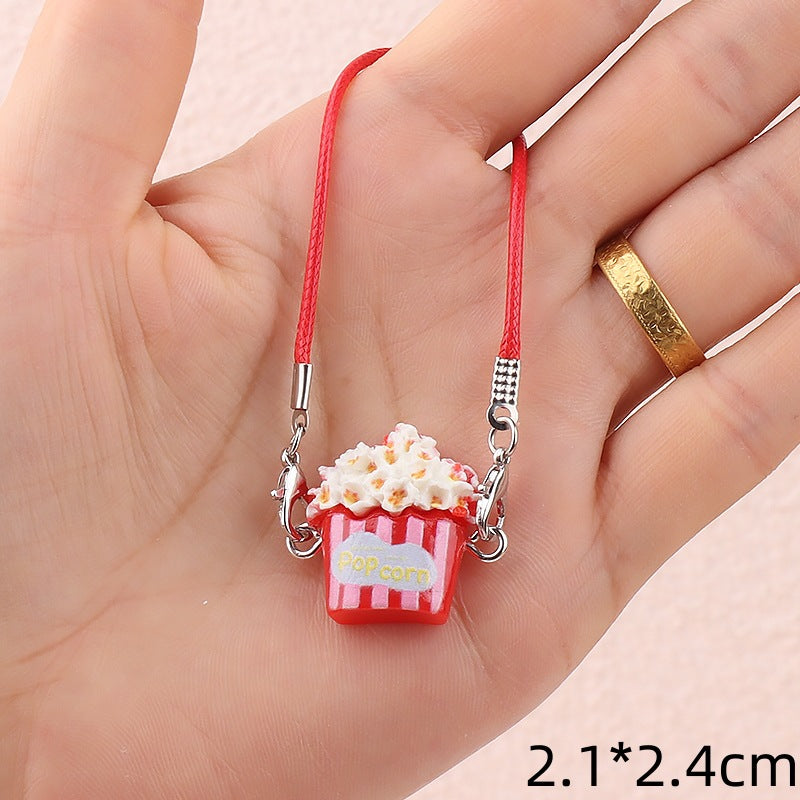 Wholesale Cute cartoon mini popcorn doll accessories