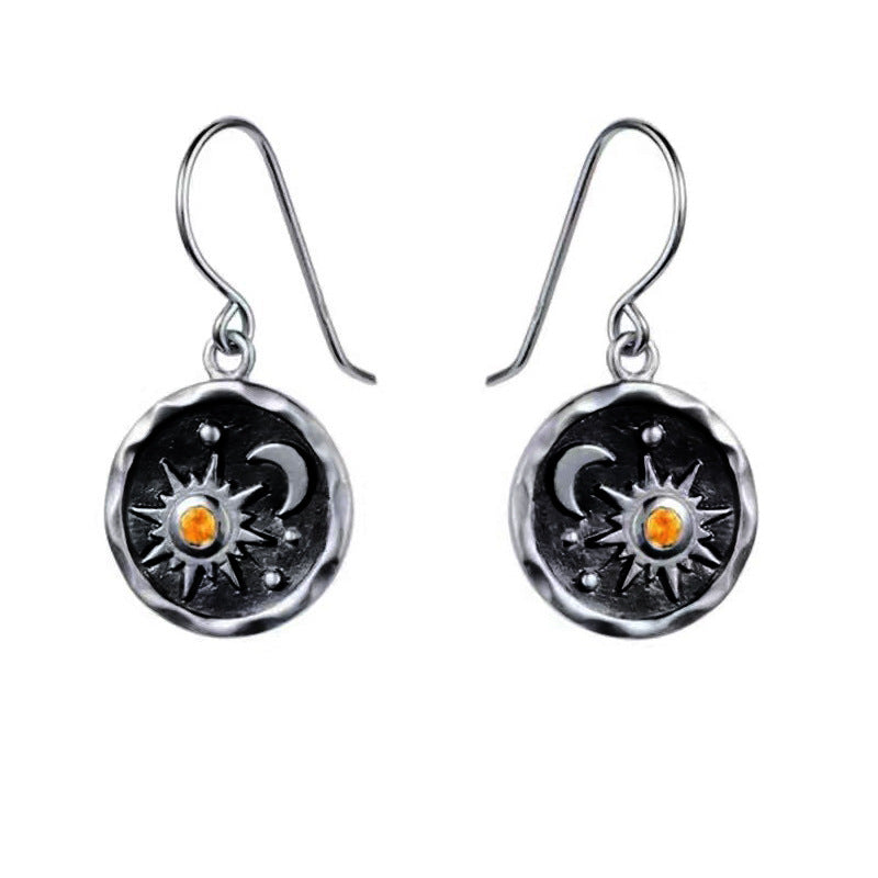 Wholesale Bohemian Style Vintage Pendant Earrings Necklace suit