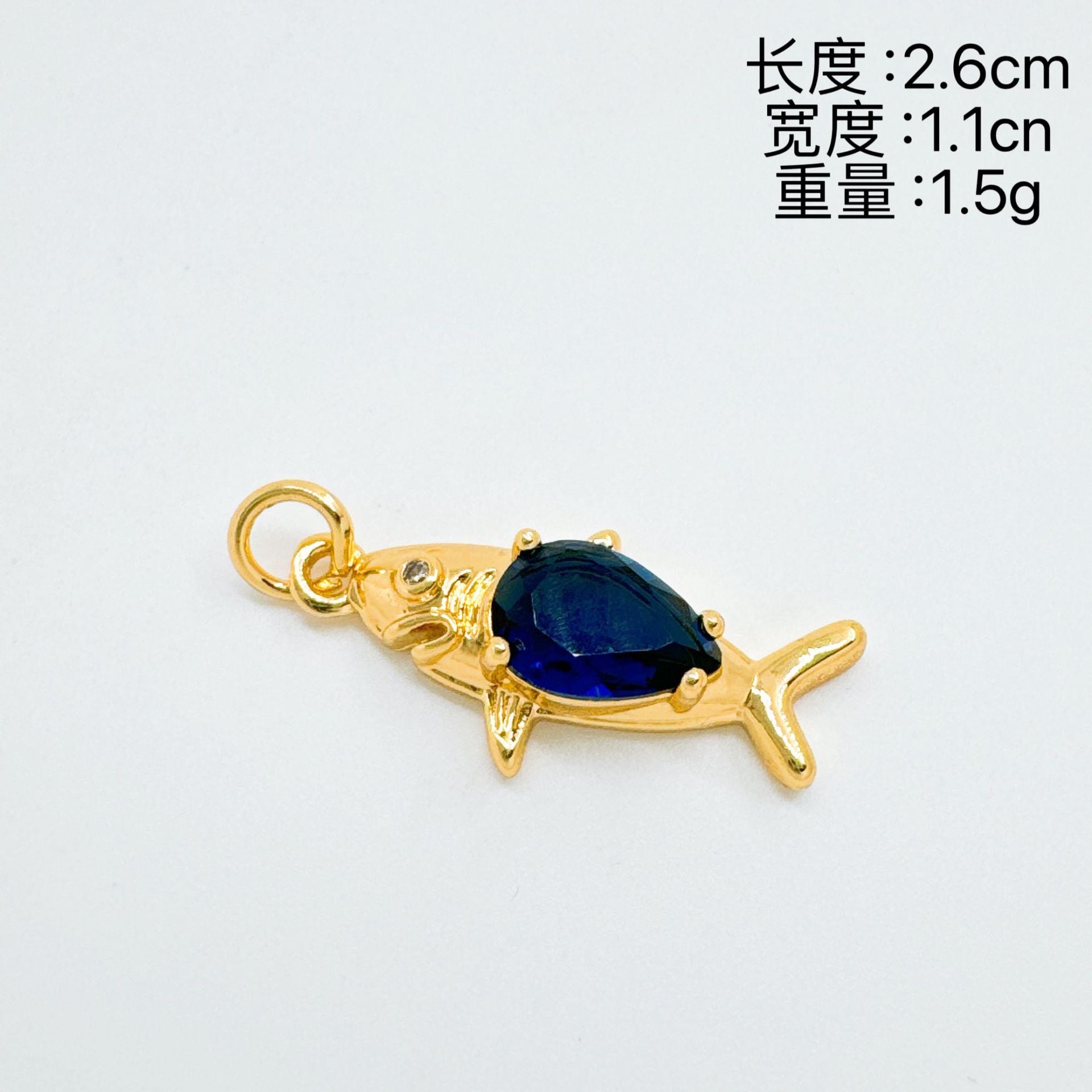 Wholesale Gold Plated Shark Pendant Necklace European Style Fashion Accessory for Women Boutique Resale
