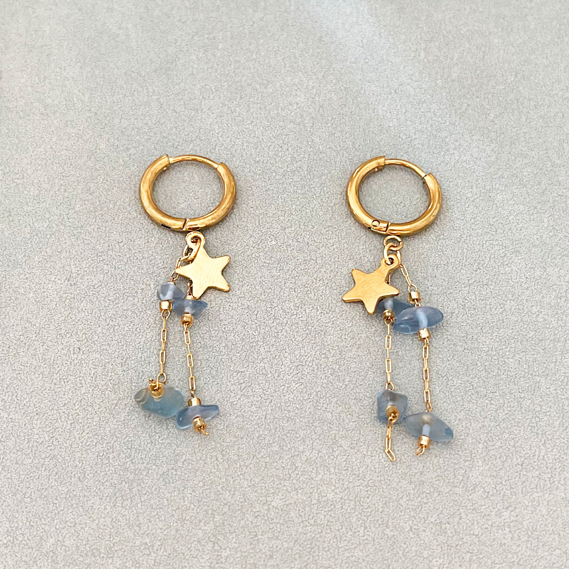 Wholesale Retro Style Beaded Tassel Long Earrings