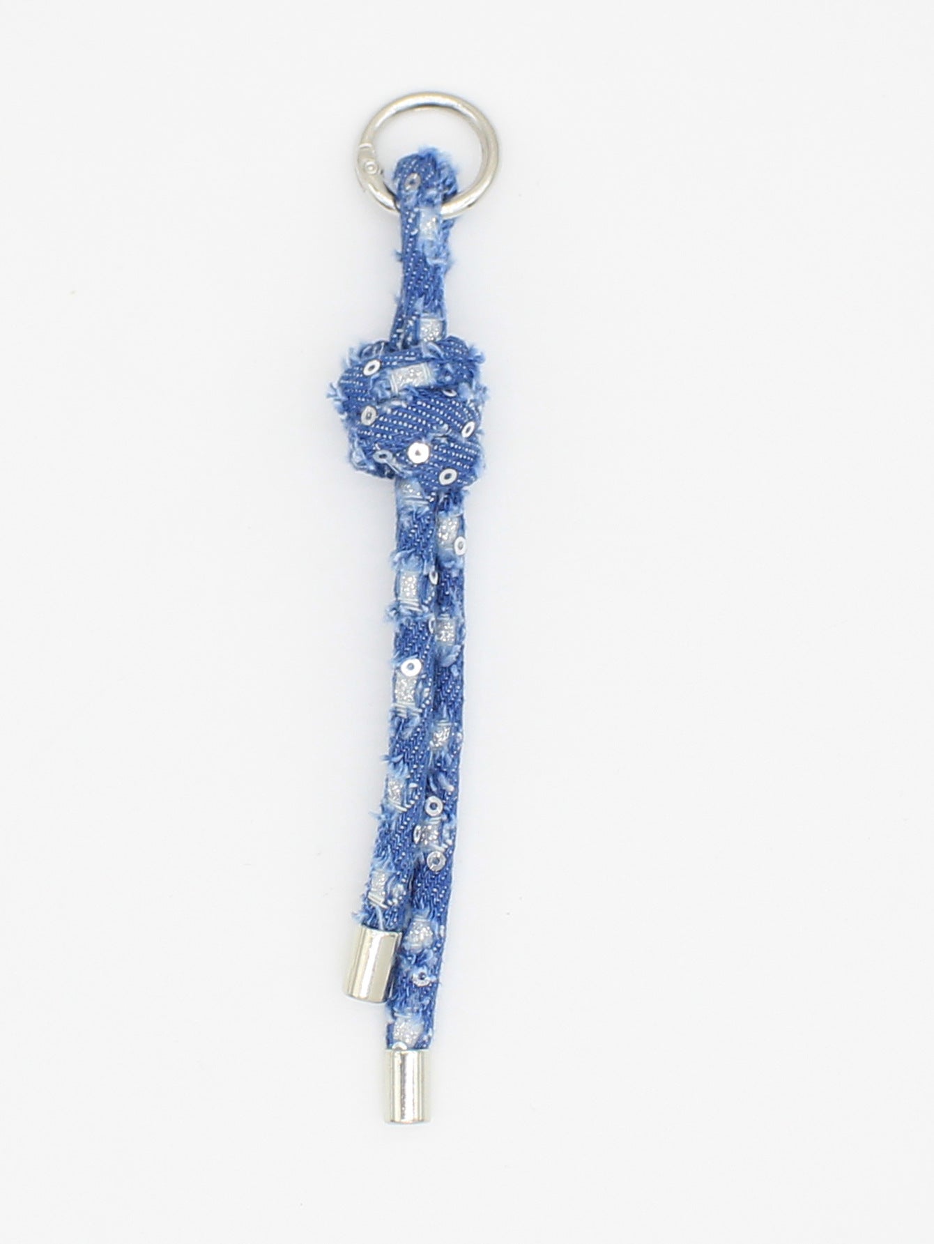 Wholesale Handmade Artificial Leather Bag Charm with Pearl Chain and Keychain,  Stylish Car Key Accessory