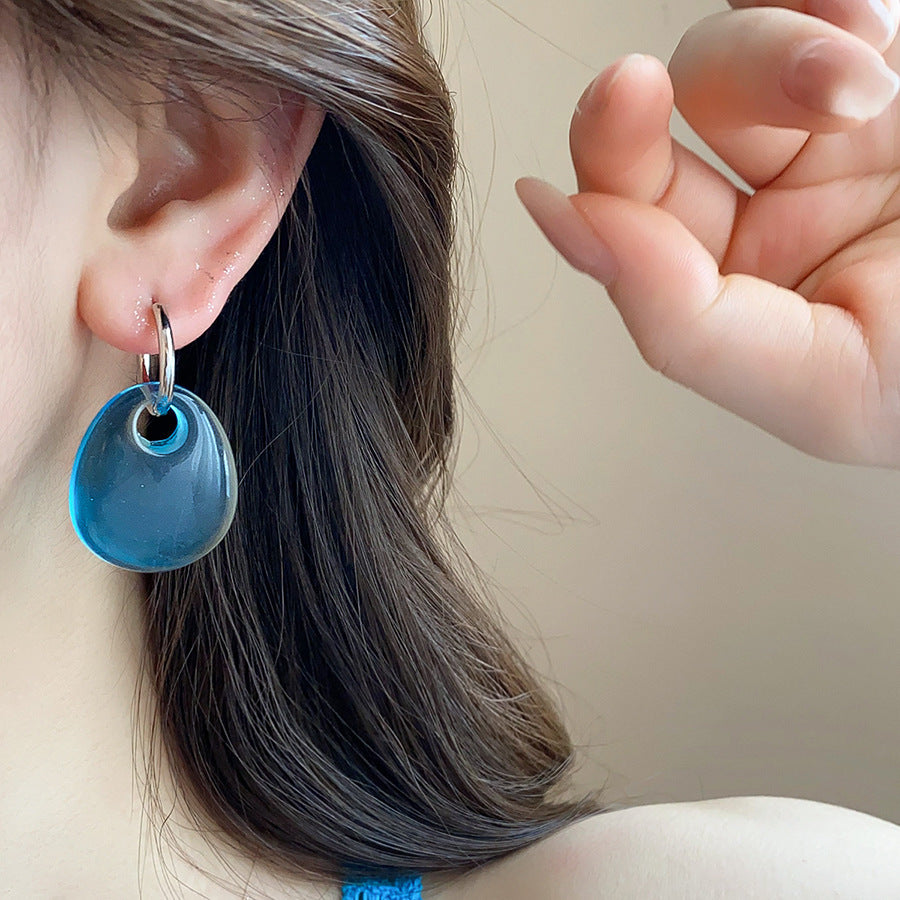 Wholesale Acrylic Round Oval Earrings