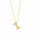 Wholesale Chubby Letter Pendant Clavicle Chain  Necklace