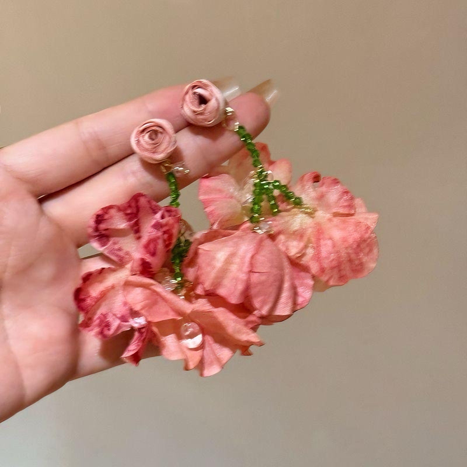 Wholesale  Colorful Flower Earrings
