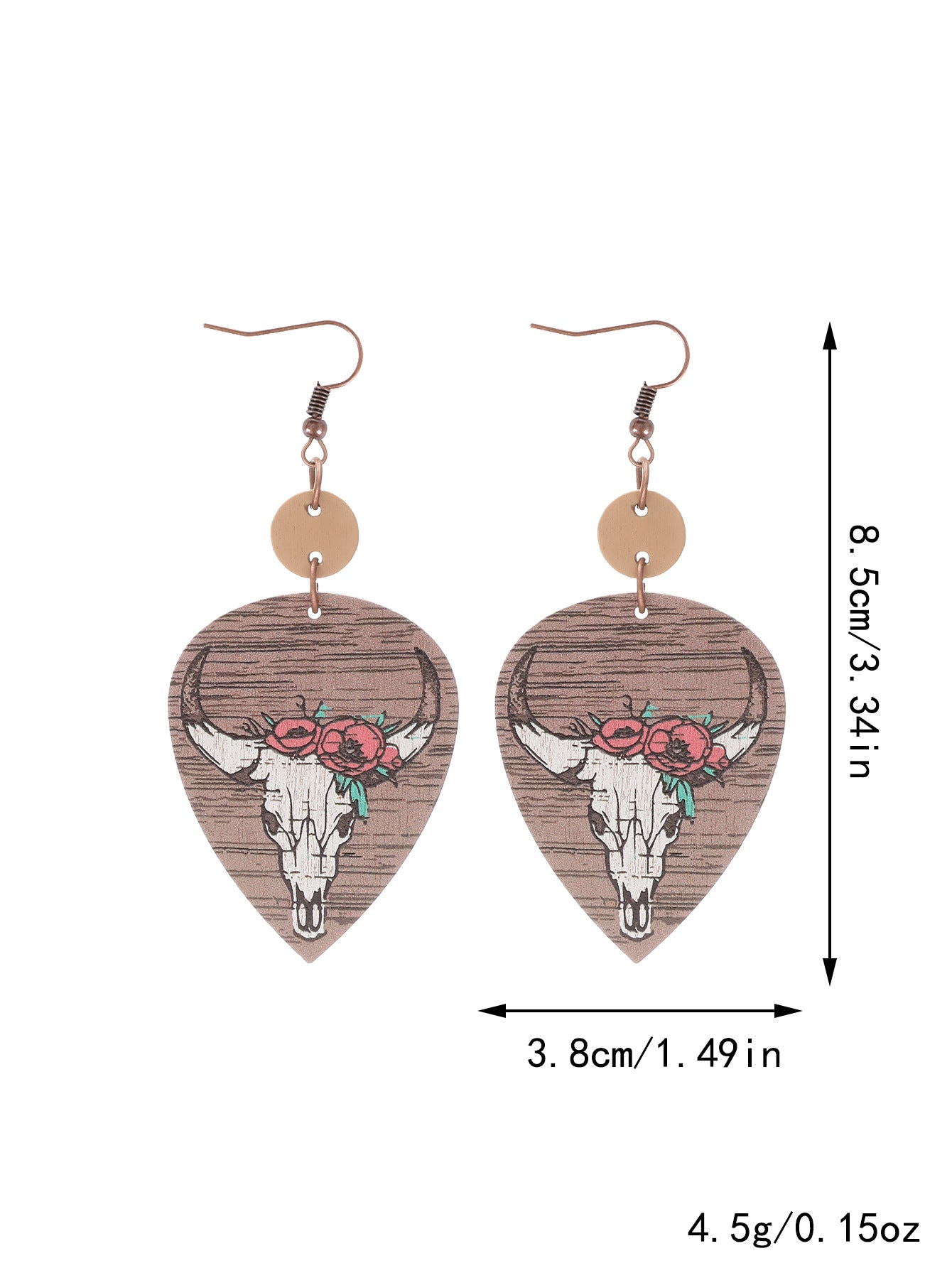 Wholesale  Western Style Wooden Earrings