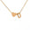 Wholesale light luxury love 18K gold stainless steel 26 letters necklace