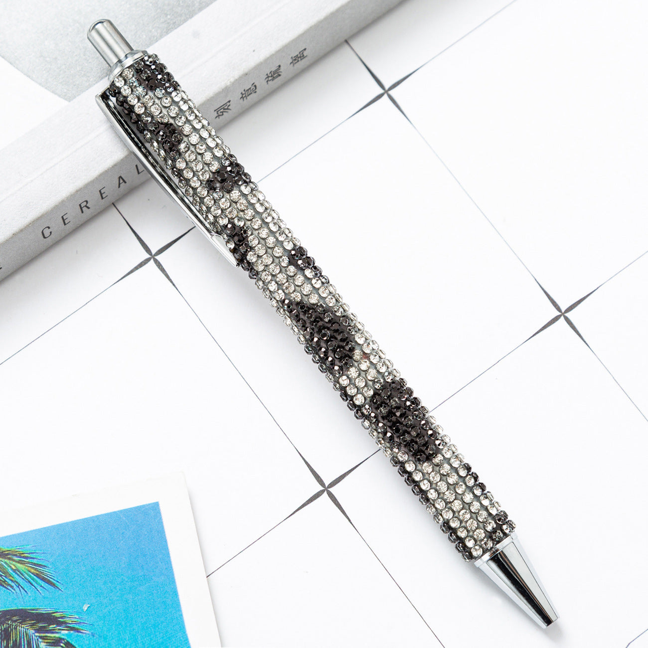 Wholesale Press Jump Pen Rhinestone Foreskin Press Pen ACC-PN-HuaHao016