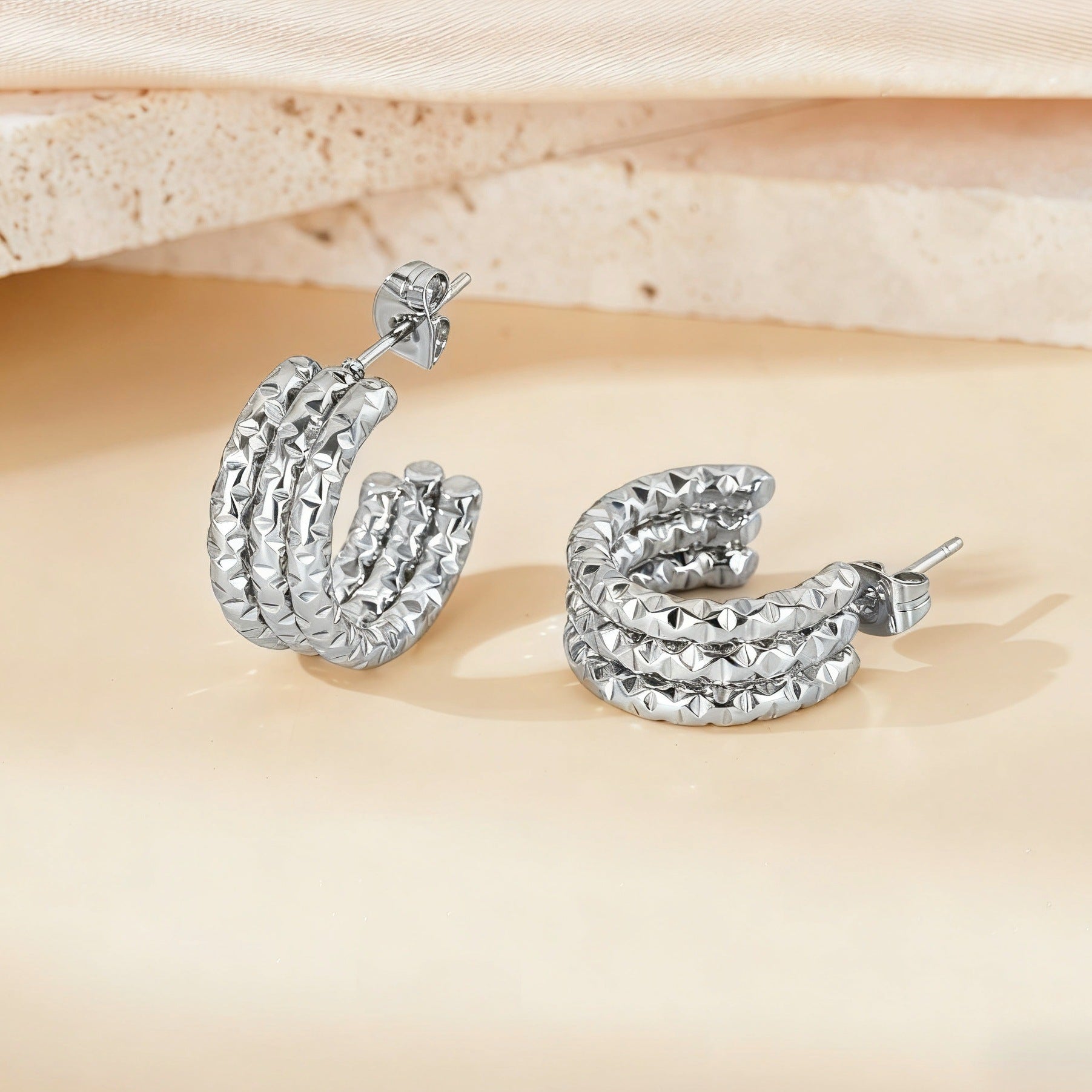 Wholesale titanium steel  non-fading earrings