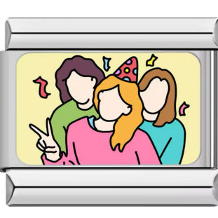 Wholesale Italian Charm Bracelet 9mm DIY Graduation  Creative Stainless Steel Composable Bracelet