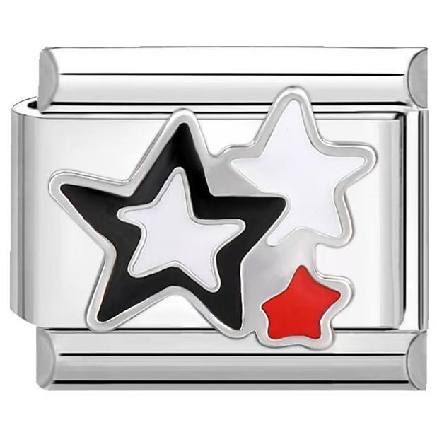 Wholesale Italian Charm Bracelet 9mm DIY Bat Precision   Creative Stainless Steel Composable Bracelet