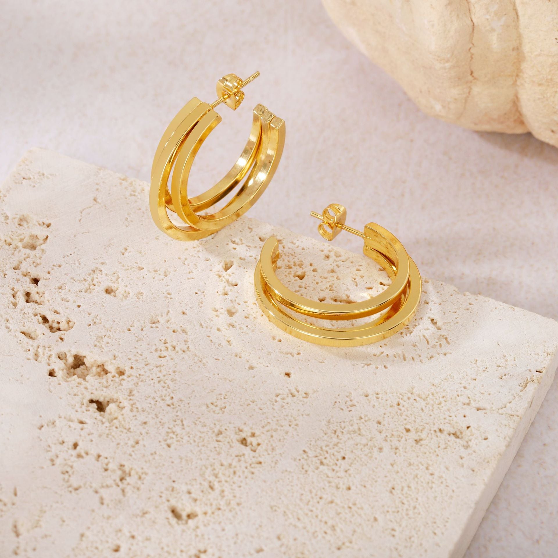 Wholesale titanium steel  non-fading earrings