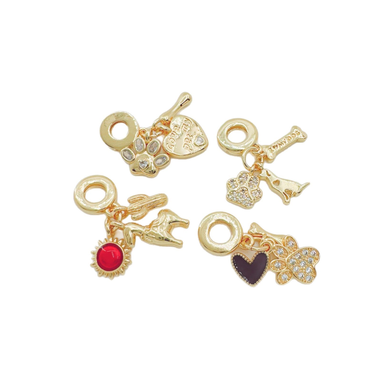 Wholesale 18K Gold Plated Copper Jewelry Set,  Trendy Fashion Accessory for Gift or Resale