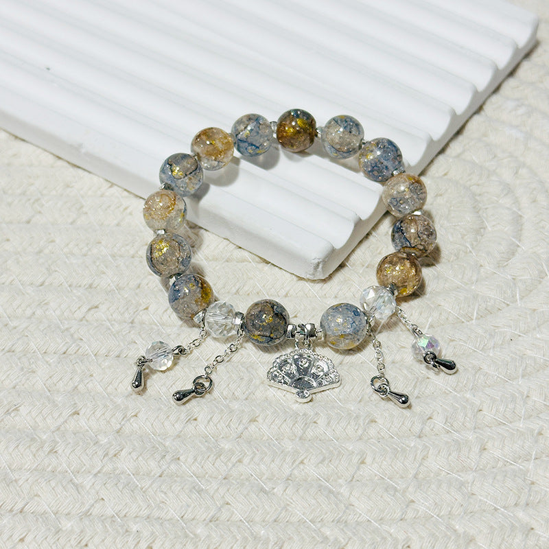 Wholesale  Butterfly Magic Colored Glaze Bracelet