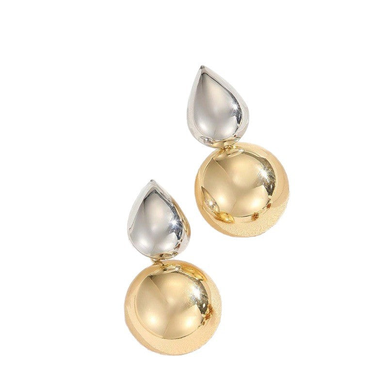 Wholesale Exaggerated personality geometric round earrings