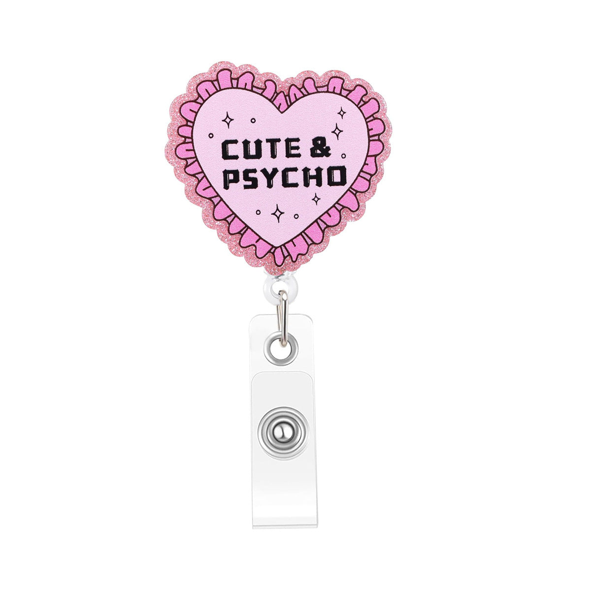 Wholesale easy-pull retractable name tag  Badge Reels