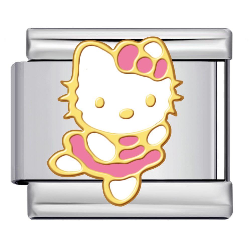 Wholesale 9mm Italian Charm Starter Bracelets DIY square Single Section Creative Stainless Steel Composable Bracelet