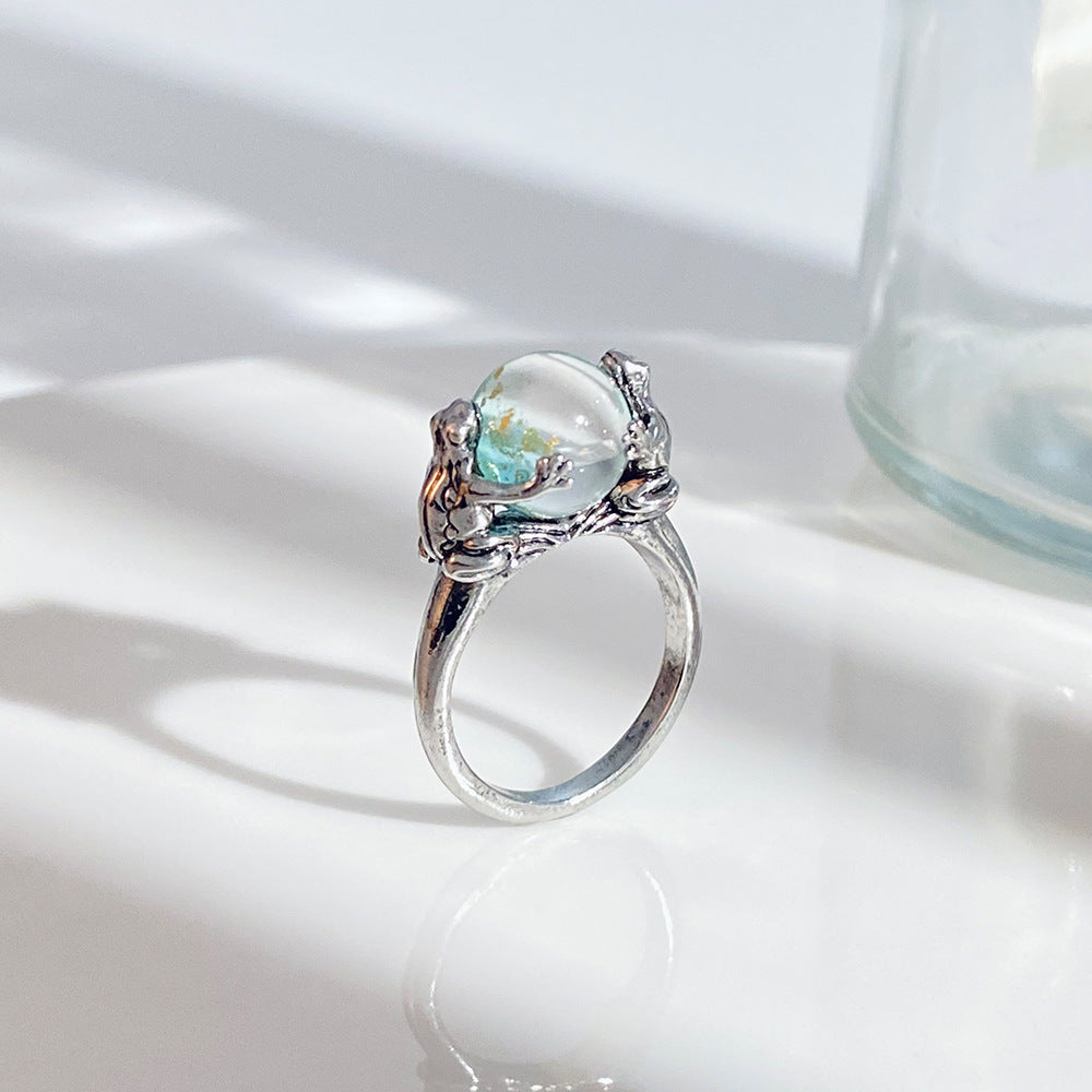 Wholesale frog  retro do old animal ring