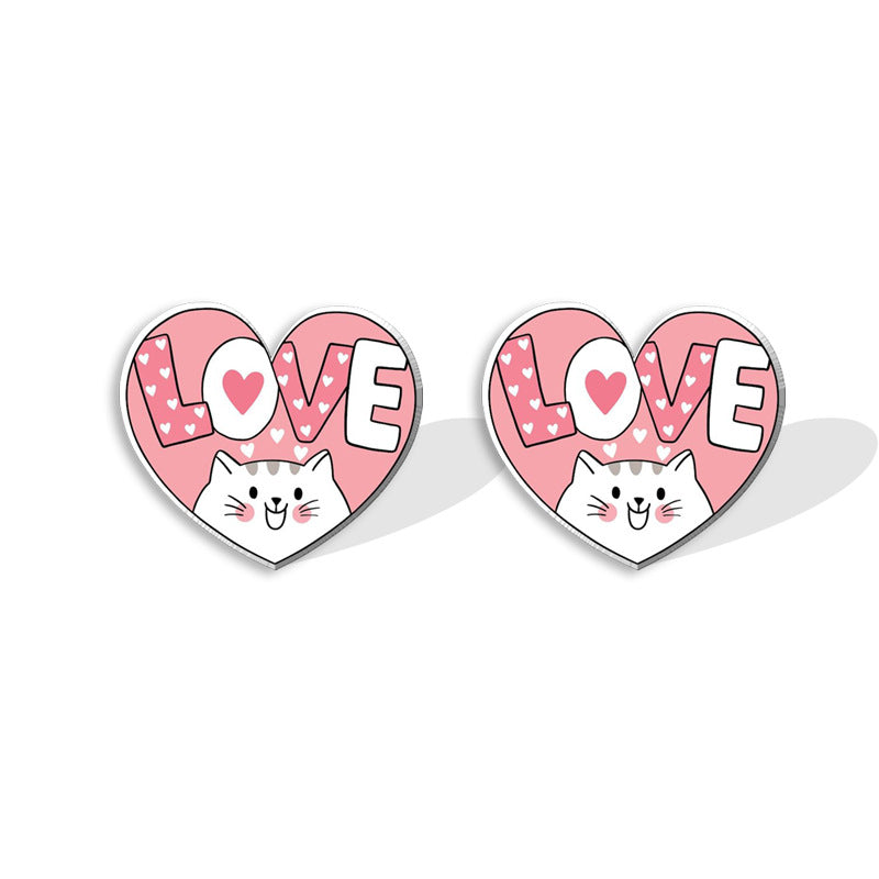 Wholesale Cartoon Cute Resin Earrings ACCVIP-ES-XiangLian018