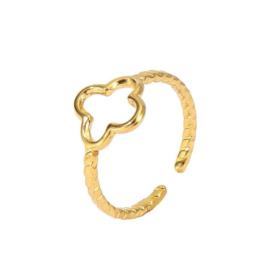 Wholesale Star Sun Moon Stainless Steel Rings 18k Gold Plated Rings ACC-RS-MuC014