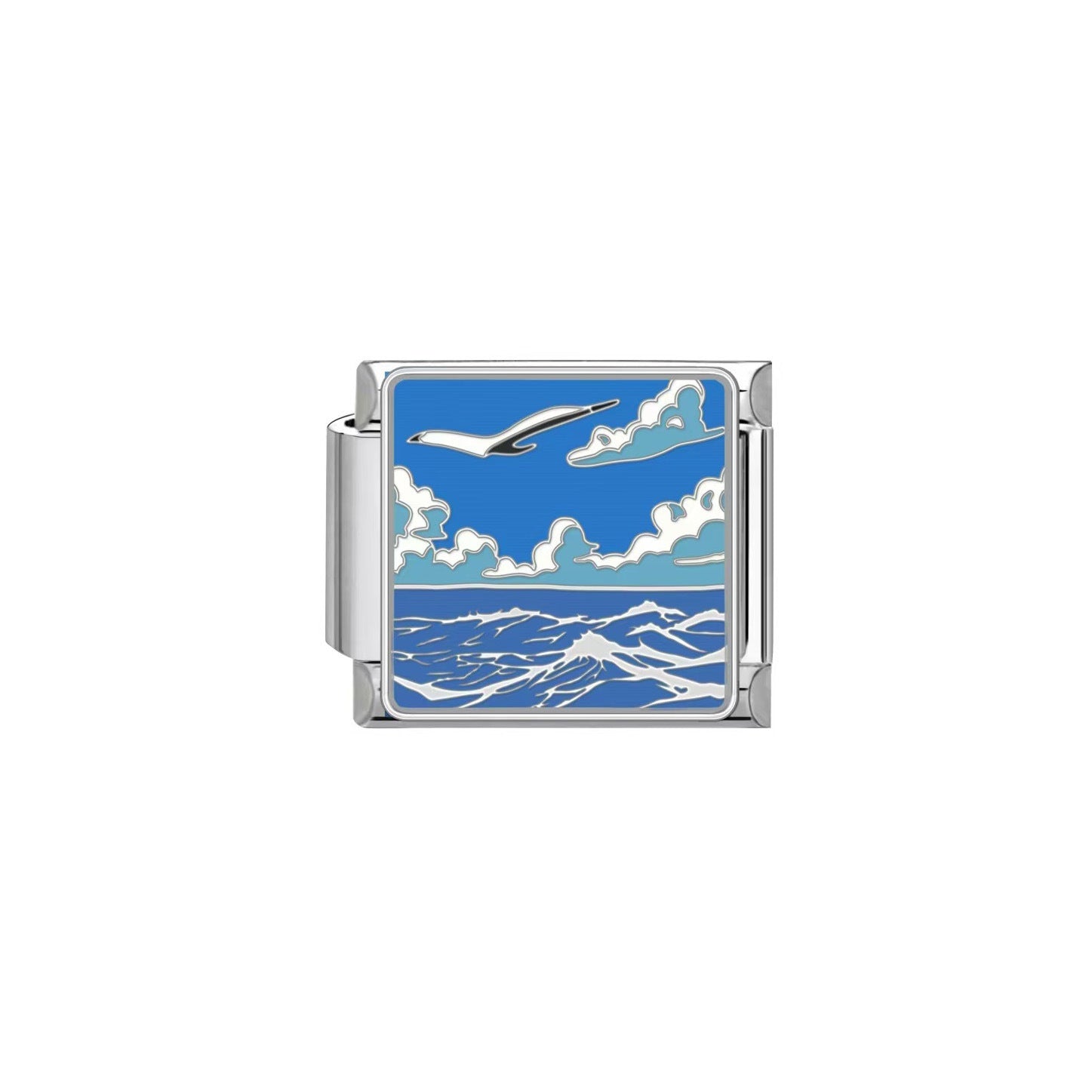 Wholesale Stainless Steel Ocean Design Modular Bracelet DIY Fashion Accessory