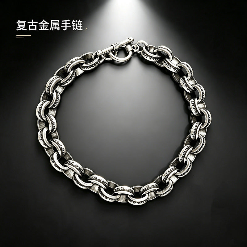 Wholesale Retro Punk Letter Necklace,  Unisex Fashion Jewelry Accessory,  Boutique Resale Gift