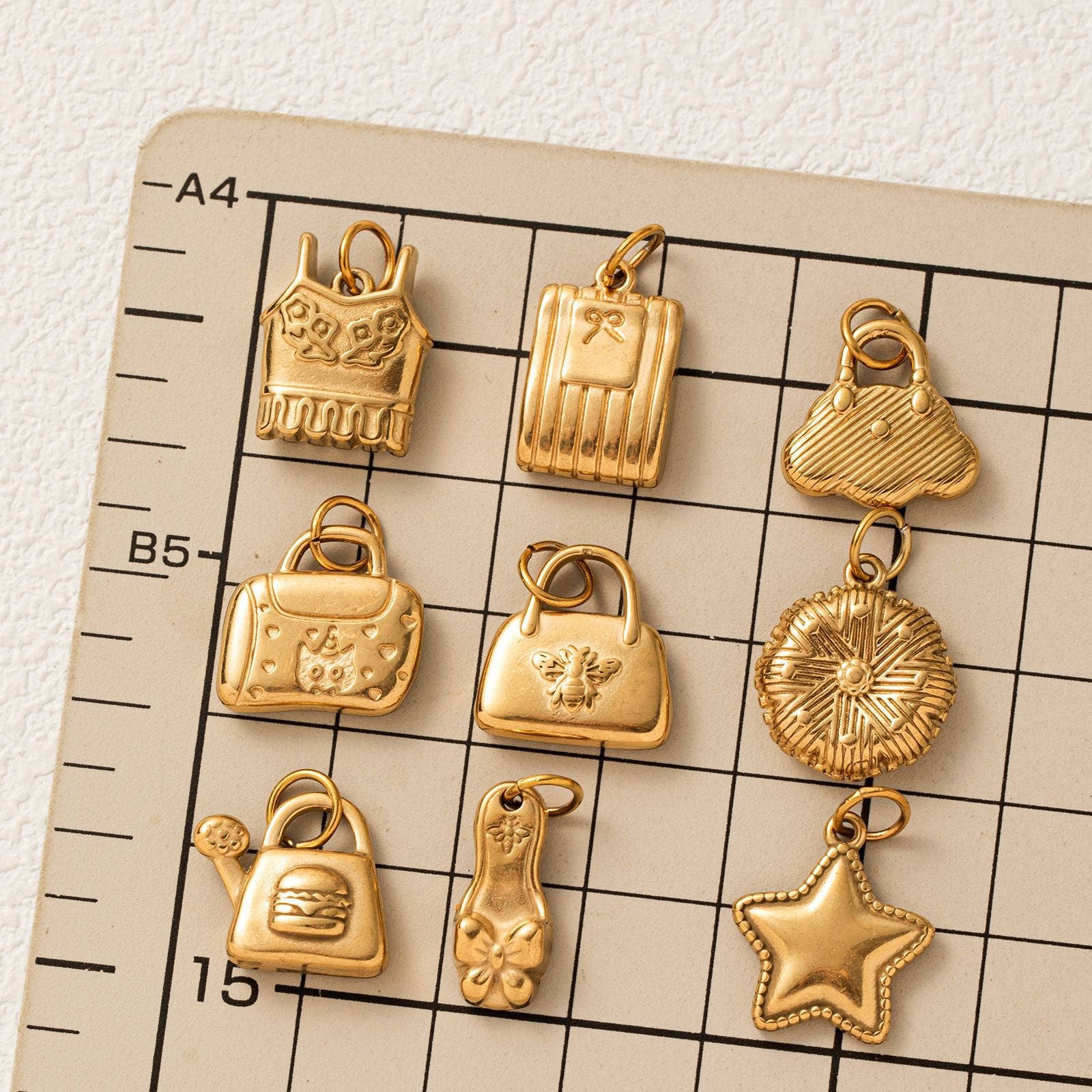 Wholesale Cloud Star Pendant Necklace Stainless Steel Gold Tone DIY Fashion Jewelry Accessory