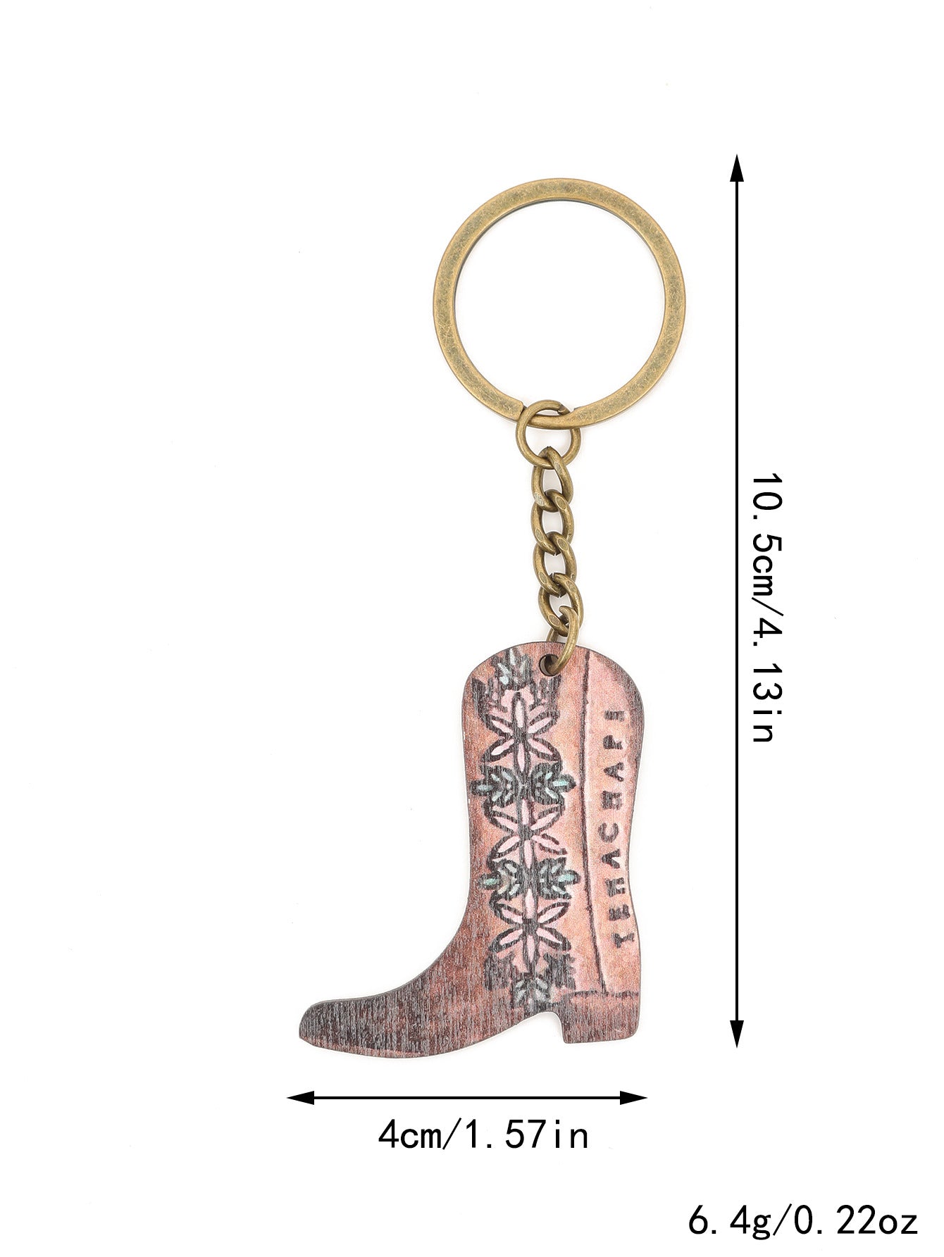 Wholesale Western Style Boots Zinc Alloy Keychain ACC-KC-YTian014
