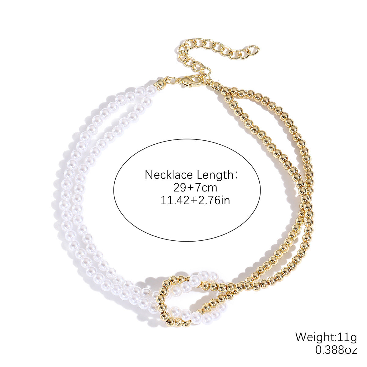 Wholesale  best-selling trendy pearl heart necklace and bracelet set for women  featuring a luxurious and sophisticated ocean-themed design