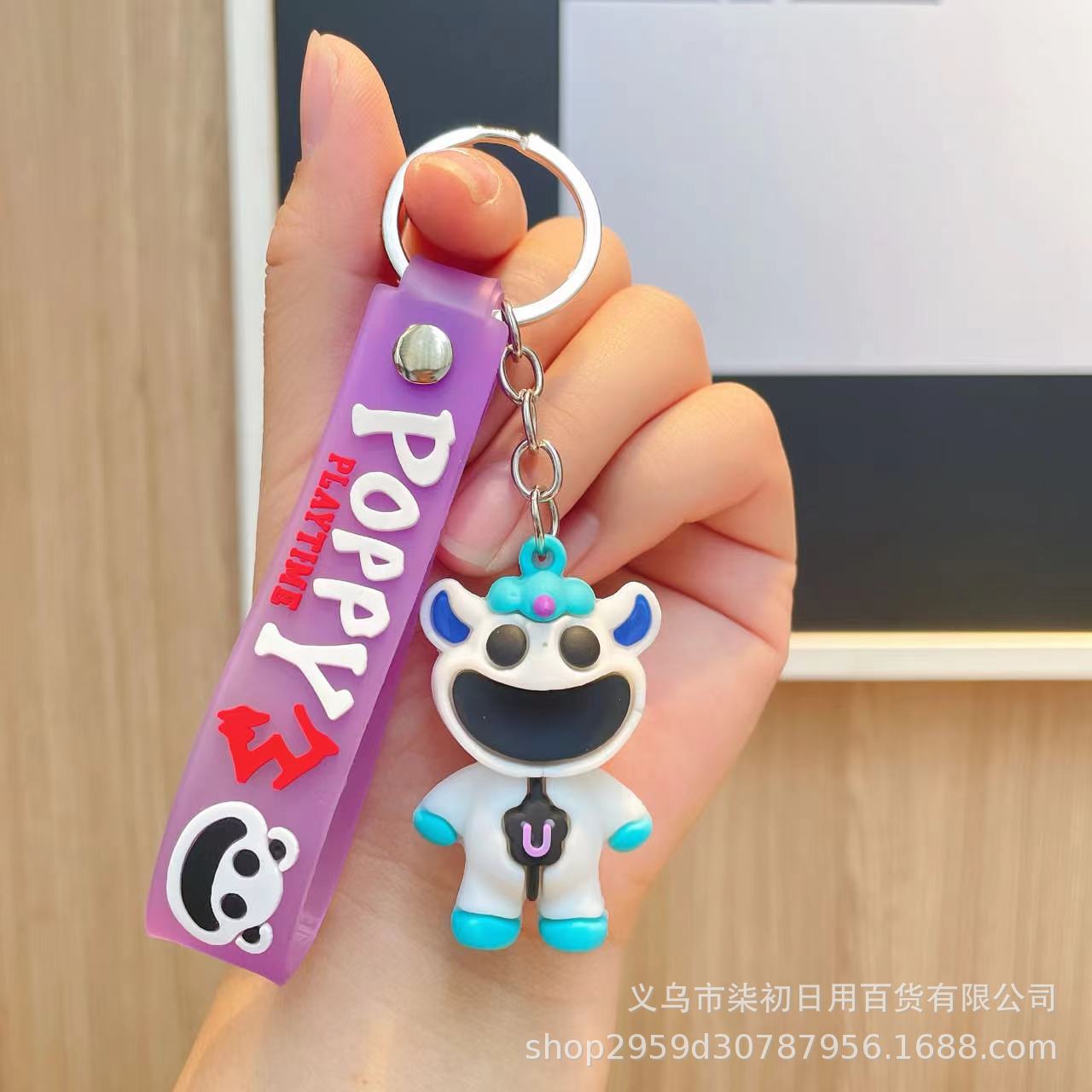 Wholesale Cartoon Cute Silicone Keychains ACC-KC-Qichu005