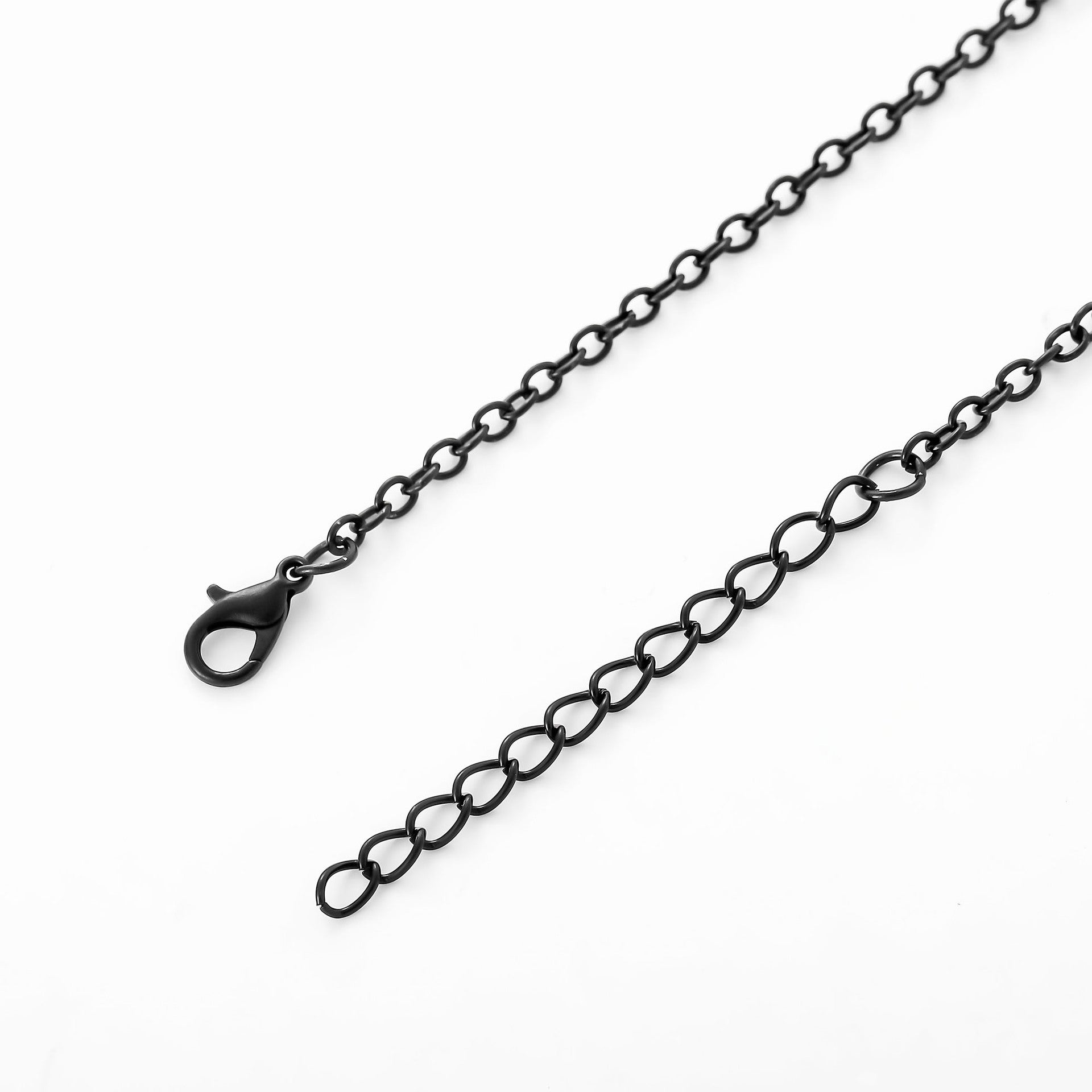 Wholesale  exaggerated oil drop black powder butterfly necklace