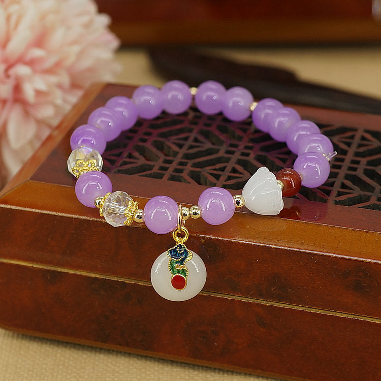 Wholesale Mixed Material Glass Inlay Jewelry Accessory Resale Gift