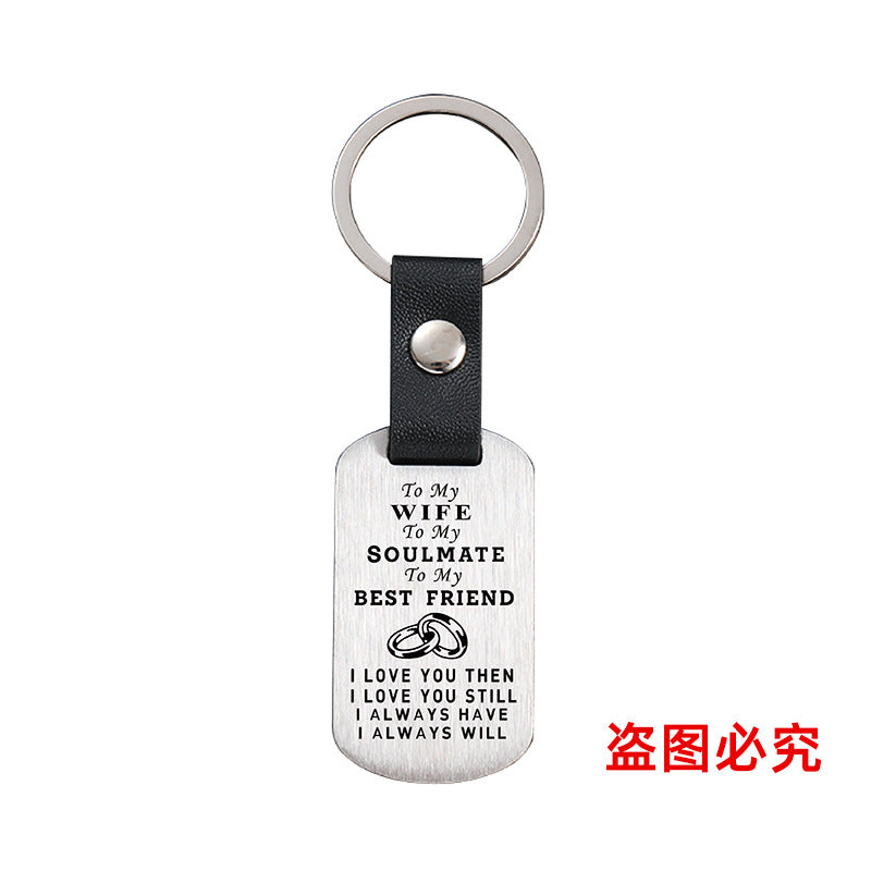 Wholesale Valentine's Day Metal Leather Keychains ACC-KC-GangGu026