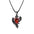 Wholesale Black Crow Red Love Heart Rings Necklaces Earrings