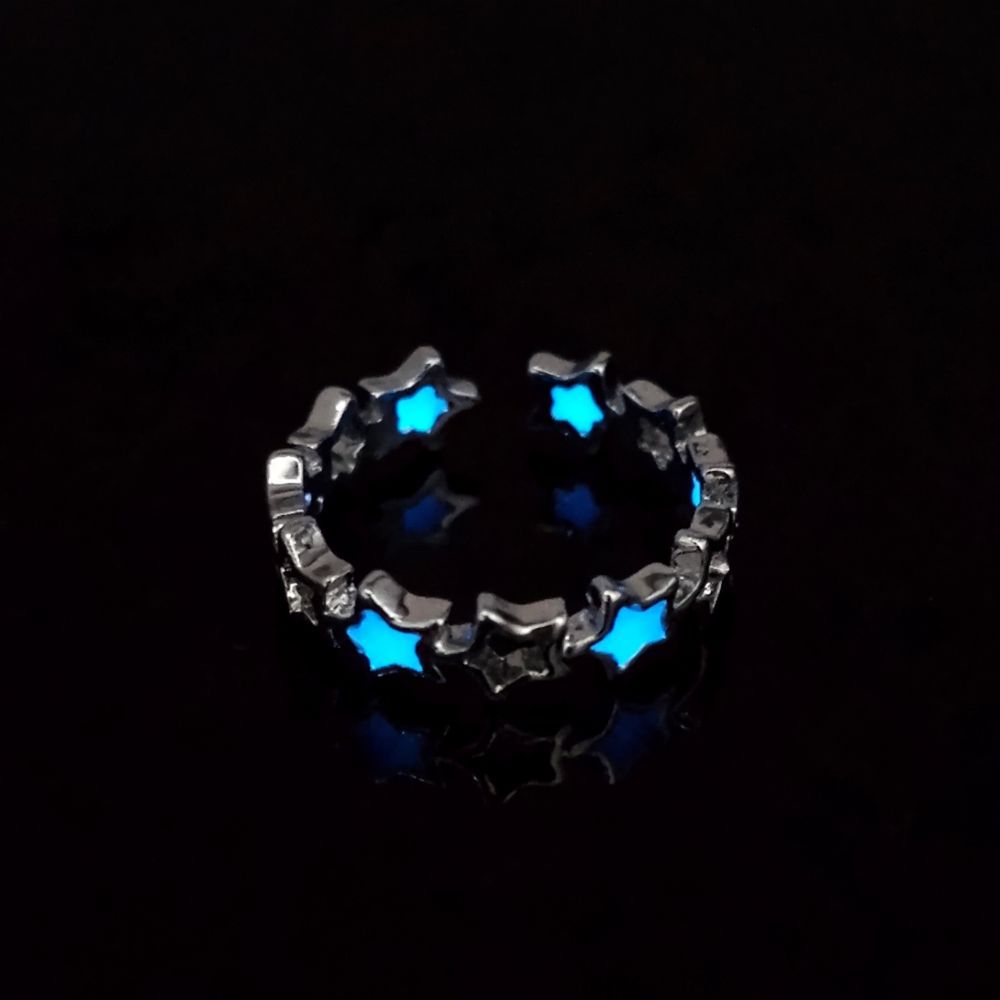 Wholesale  personalized luminous five-pointed  ring