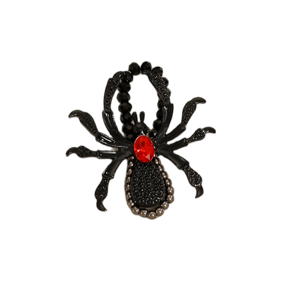 Wholesale Dark  Vintage  Jewelry Set Alloy Electroplated Ring Necklace Bracelet Fashion Accessory