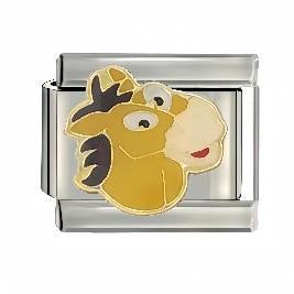 Wholesale  Italian Charm Starter Bracelets DIY square Single Section Creative Stainless Steel Composable Bracelet