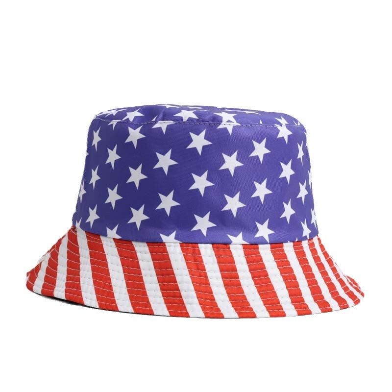 Wholesale  Flag Independence Day National Day Printed Bucket Hat