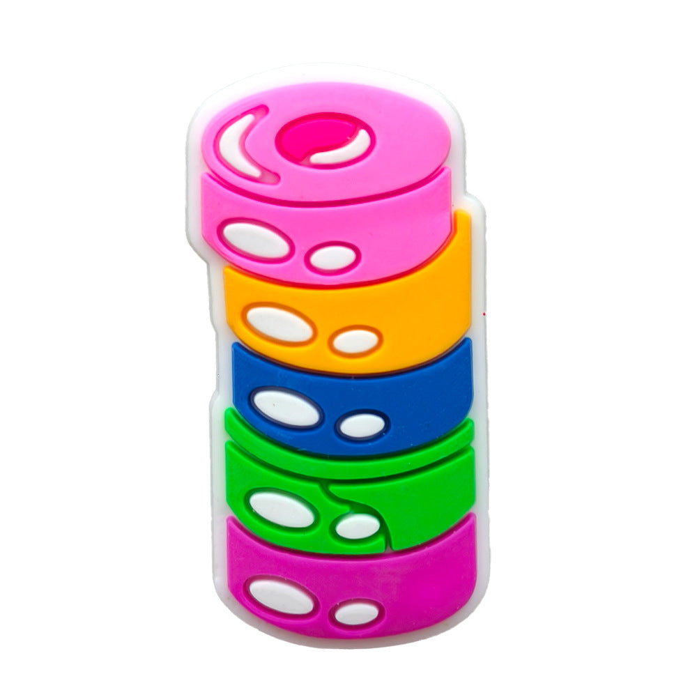 Wholesale Random 10pcs Cute Cartoon Candy Series Shoe Accessories Shoe Charms