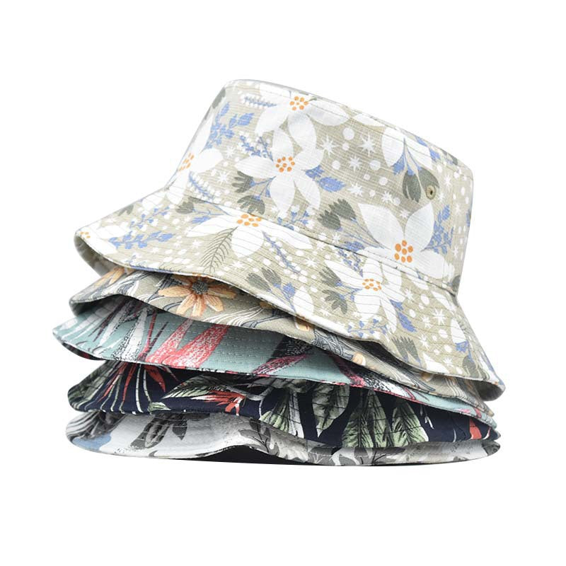 Wholesale Chinese Style Reversible Tie Dye Bucket Hat Wide Brim Adjustable Sun Hat For Everyday Fashion