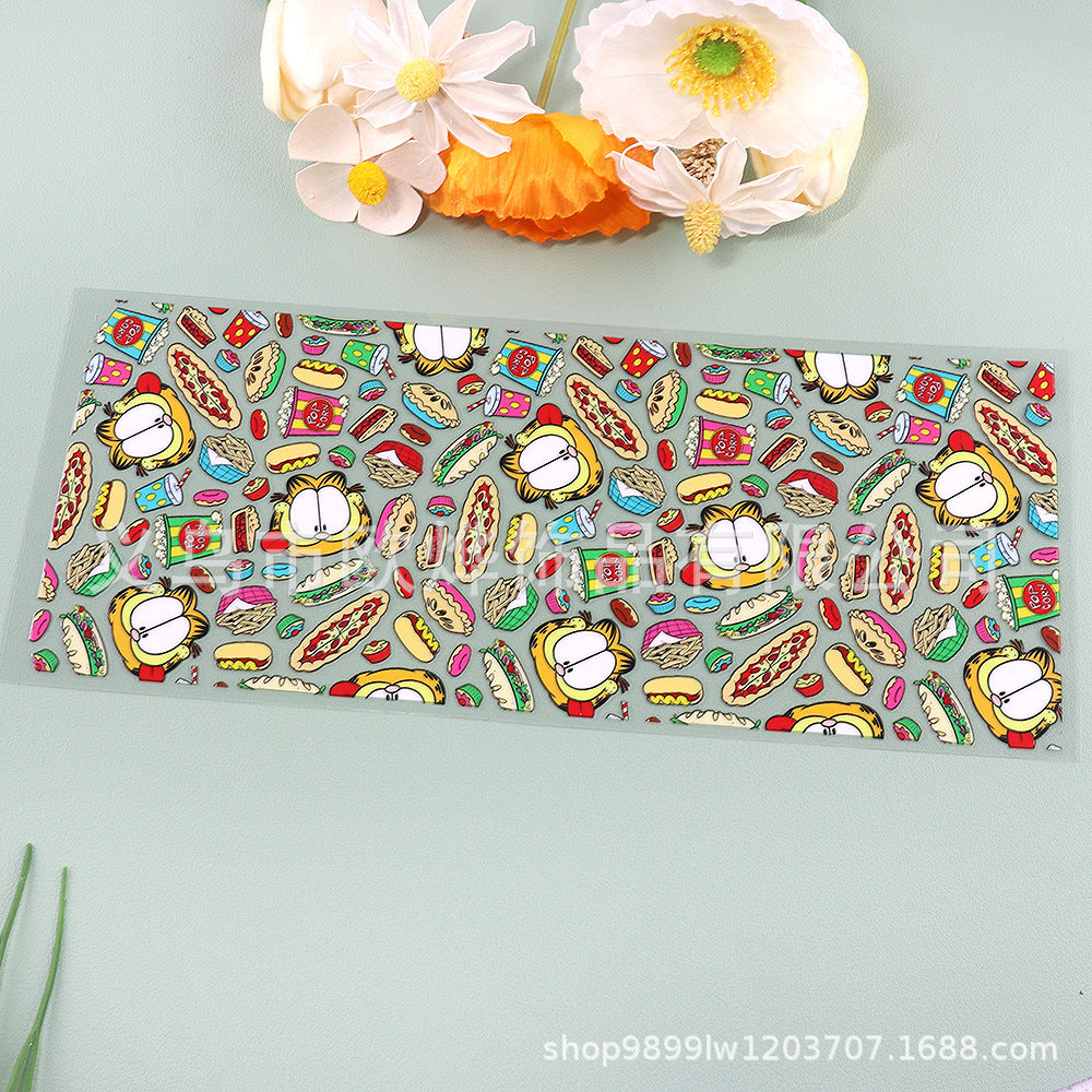 Wholesale 16oz cartoon transfer stickers,  crystal stickers,  tear-off crystal labels,  glass stickers