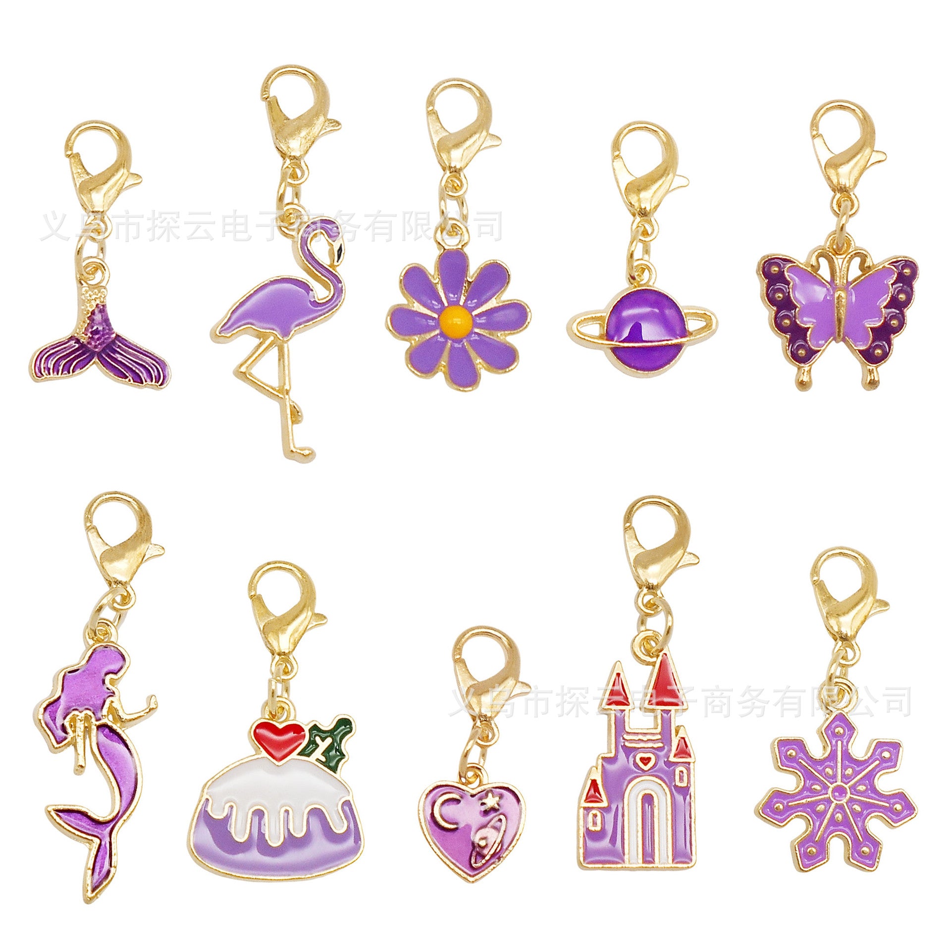 Wholesale Colorful Oil-Drip Charms