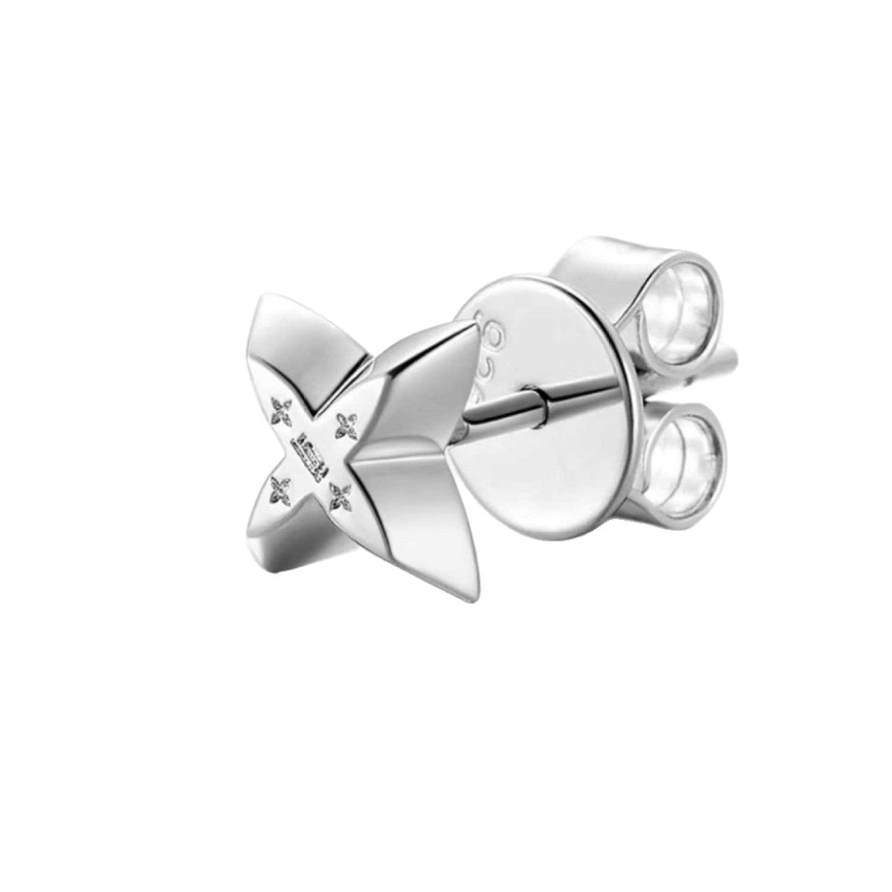 Wholesale Stylish Men' s Clover Leaf Earrings Copper Epoxy Resin Jewelry Accessory Gift Boutique Resale