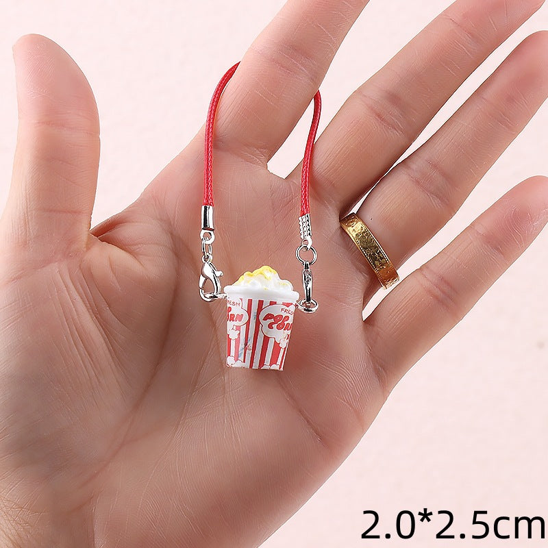 Wholesale Cute cartoon mini popcorn doll accessories