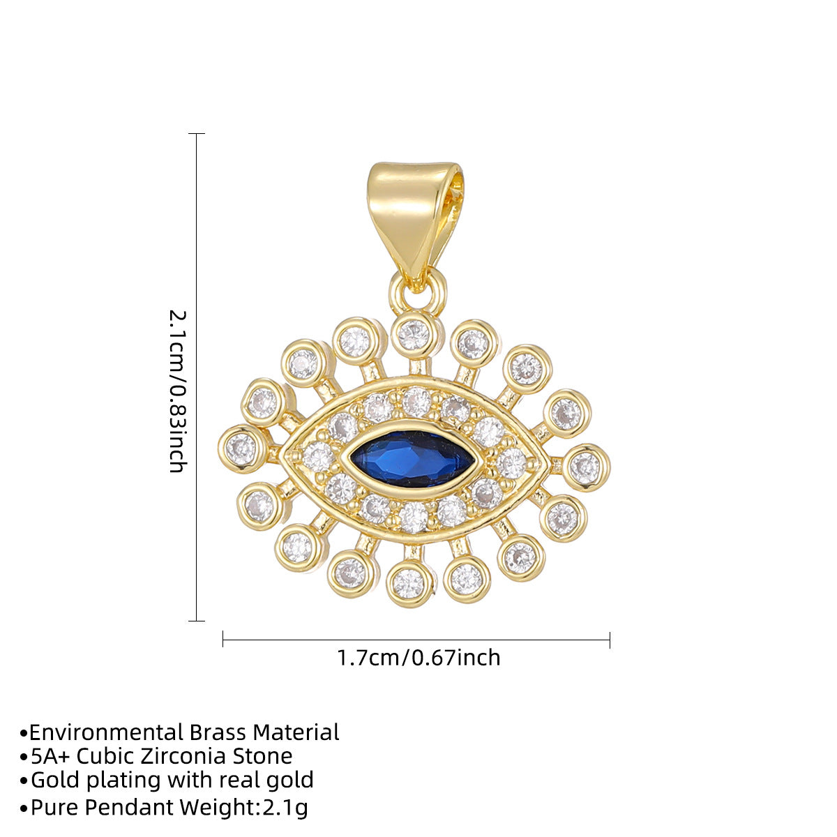 Wholesale Trendy Evil Eye Beaded Pearl Necklace Bohemian Eye Pendant Jewelry For Women Copper Fashion Accessory Gift
