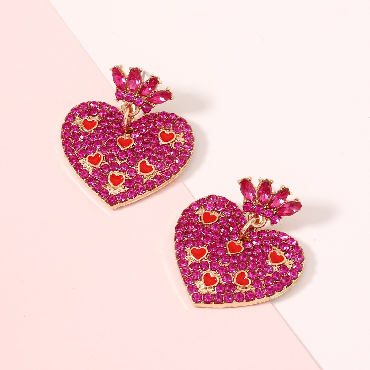 Wholesale Pearl Oil Drop Diamond Earrings