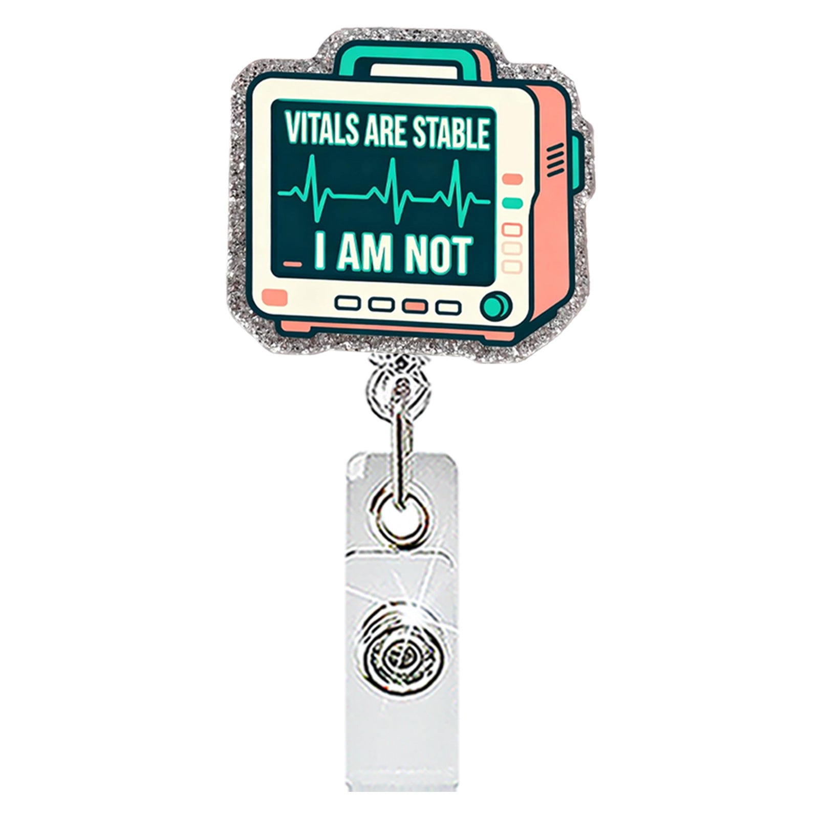Wholesale Stylish Retractable Badge Reel - Fashion ID Clip for Hospital Staff - Everyday Accessory Gift
