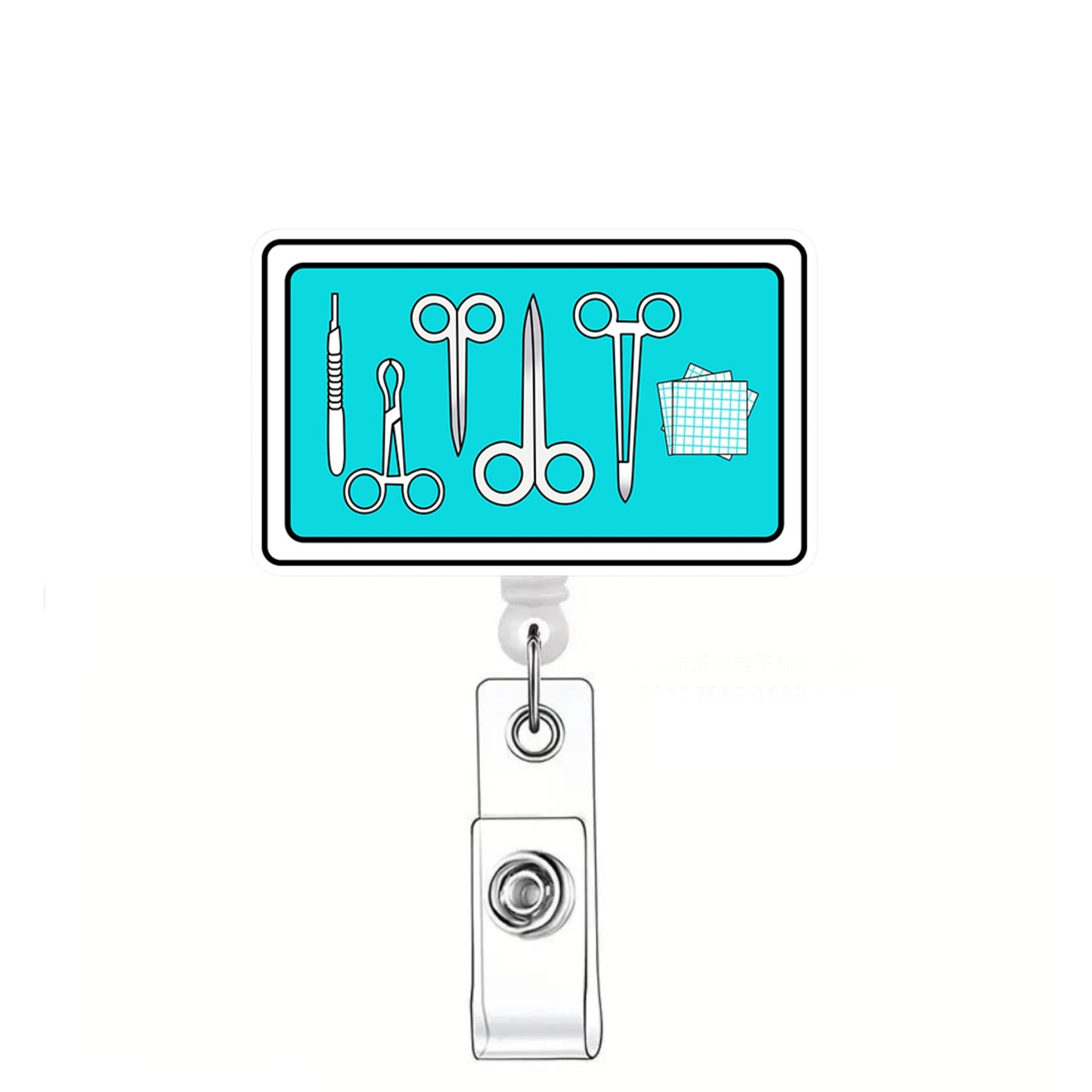 Wholesale Doctor Nurse Acrylic Badge Reels Keychains