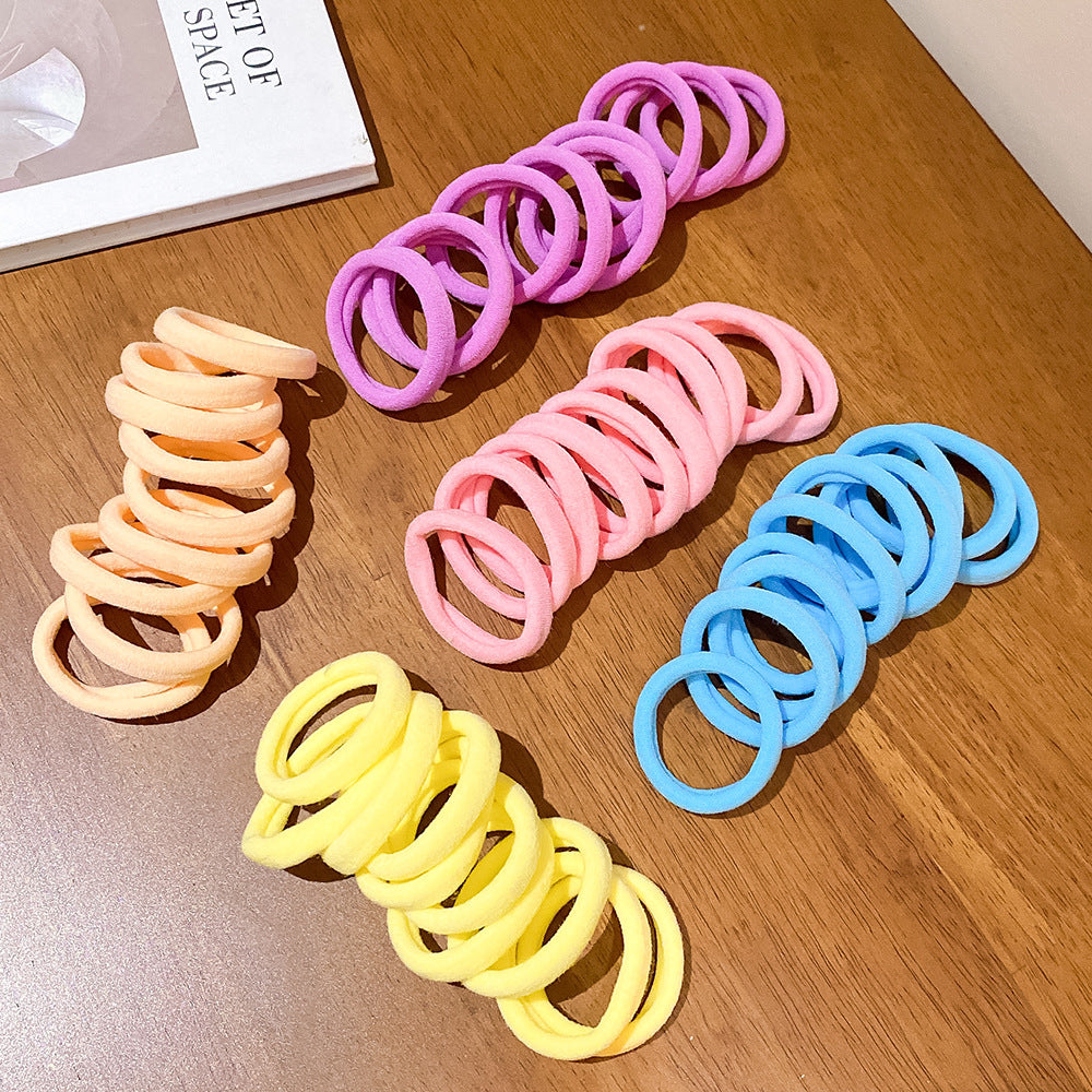 Wholesale 4.5CM 10pcs Medium Towel Ring Hair Tie Hair Scrunchies ACC-HS-Huidi003